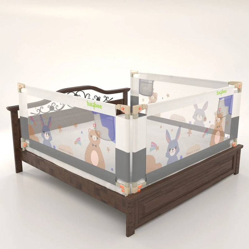 Baby Bed Rail Guard Foldable Safety Side Protector for Kids