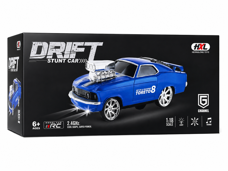 1:18 Scale RC Drift Stunt Car for Kids