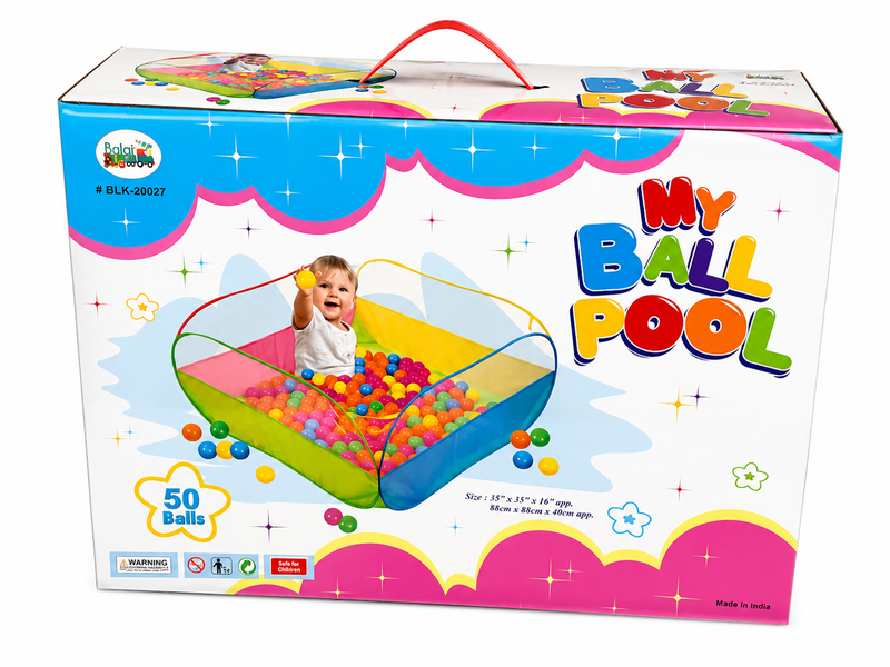 My Ball Pool – 50 Balls Play Tent for Kids