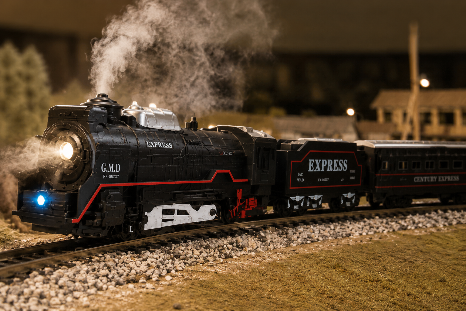 Smoking Train – Battery Operated Toy Train Set