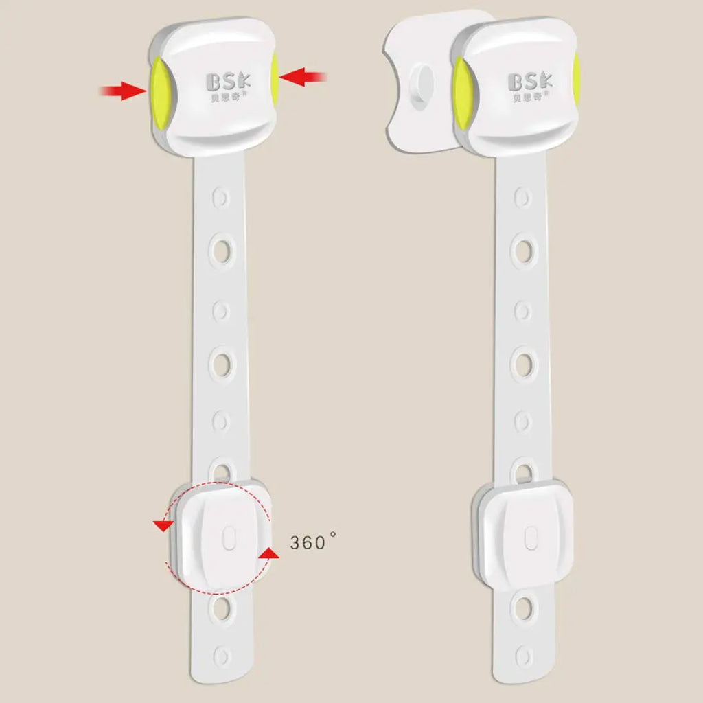Baby Safety Locks for Drawers Child Safety Baby Proof Adhesive Lock 4 pcs