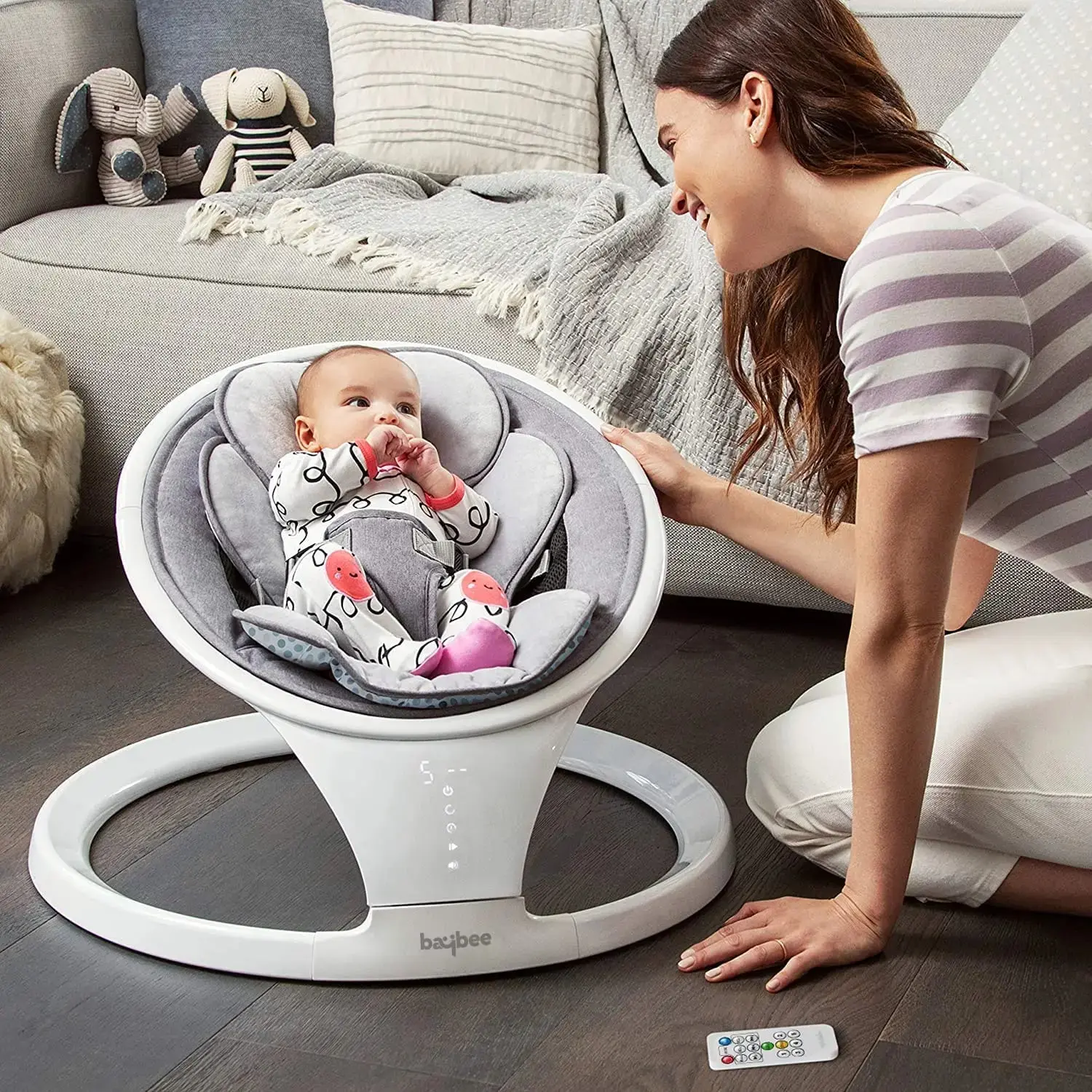 NapNest Automatic Electric Baby Swing Cradle