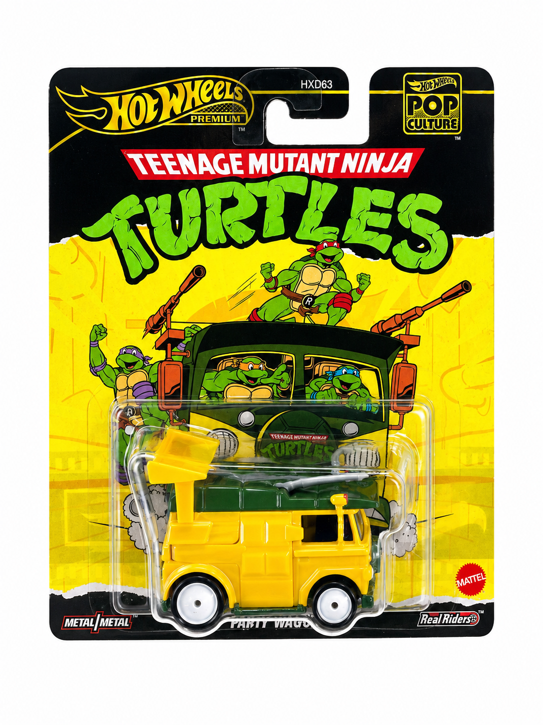 Hot Wheels Premium Pop Culture – Teenage Mutant Ninja Turtles Party Wagon