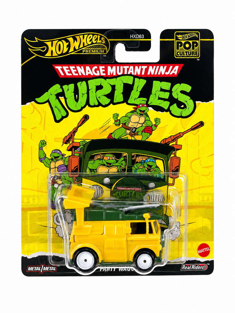Hot Wheels Premium Pop Culture – Teenage Mutant Ninja Turtles Party Wagon