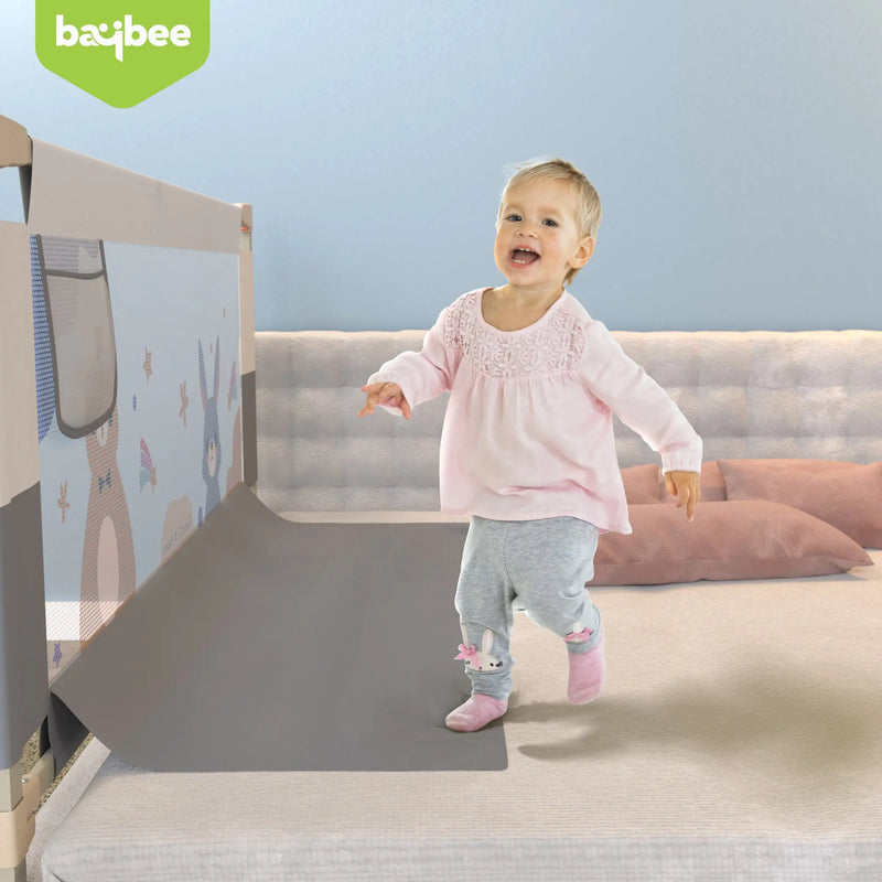 Baby Bed Rail Guard Foldable Safety Side Protector for Kids