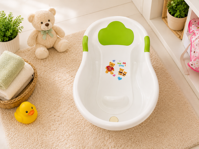 Ergonomic Baby Bath Tub