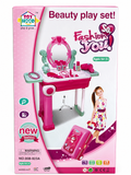Toy Hood Beauty Play Set – Kids Dressing Table & Beauty Vanity Set with Accessories