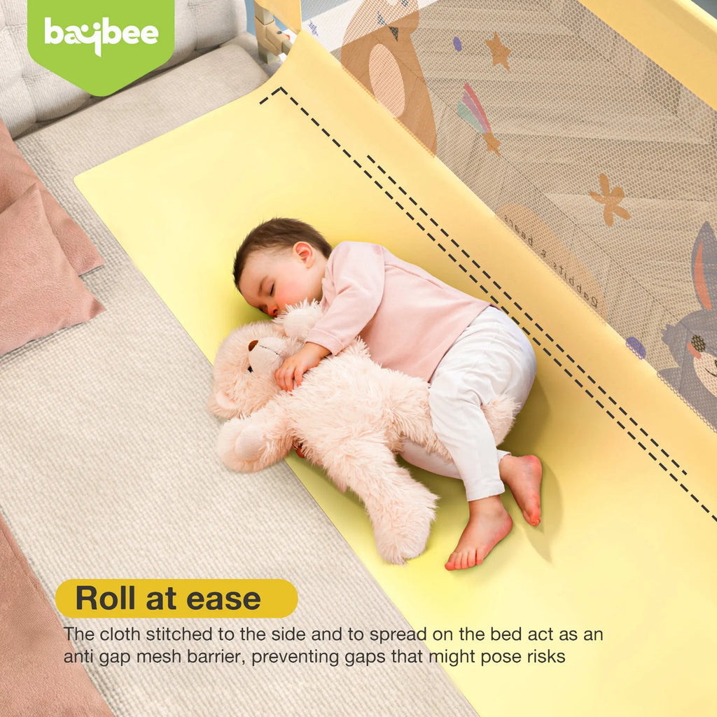 Baby Bed Rail Guard Foldable Safety Side Protector for Kids