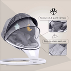 NapNest Automatic Electric Baby Swing Cradle