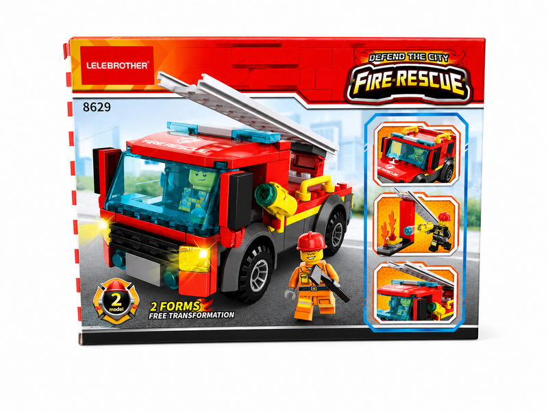 Fire Rescue Building Block Set