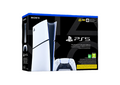 Sony PlayStation 5 Digital Edition retail box showing the white and blue PS5 console and DualSense controller on a black background.