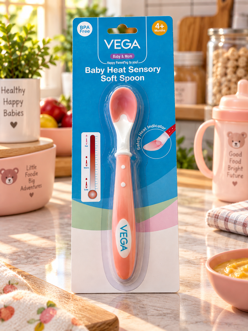 VEGA Baby Heat Sensory Soft Spoon
