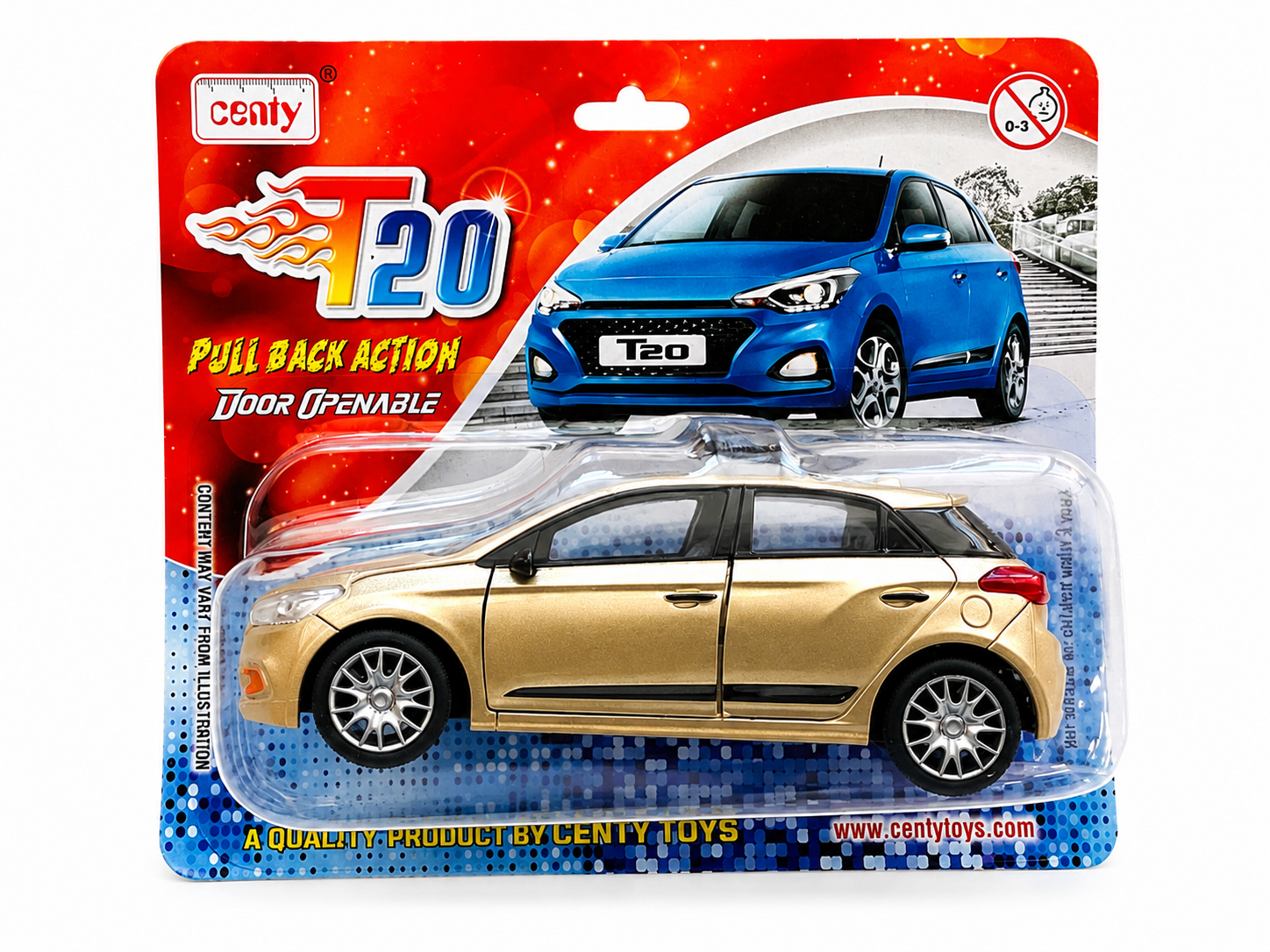 T20 Pull Back Action Toy Car