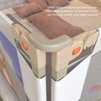 Baby Bed Rail Guard Foldable Safety Side Protector for Kids