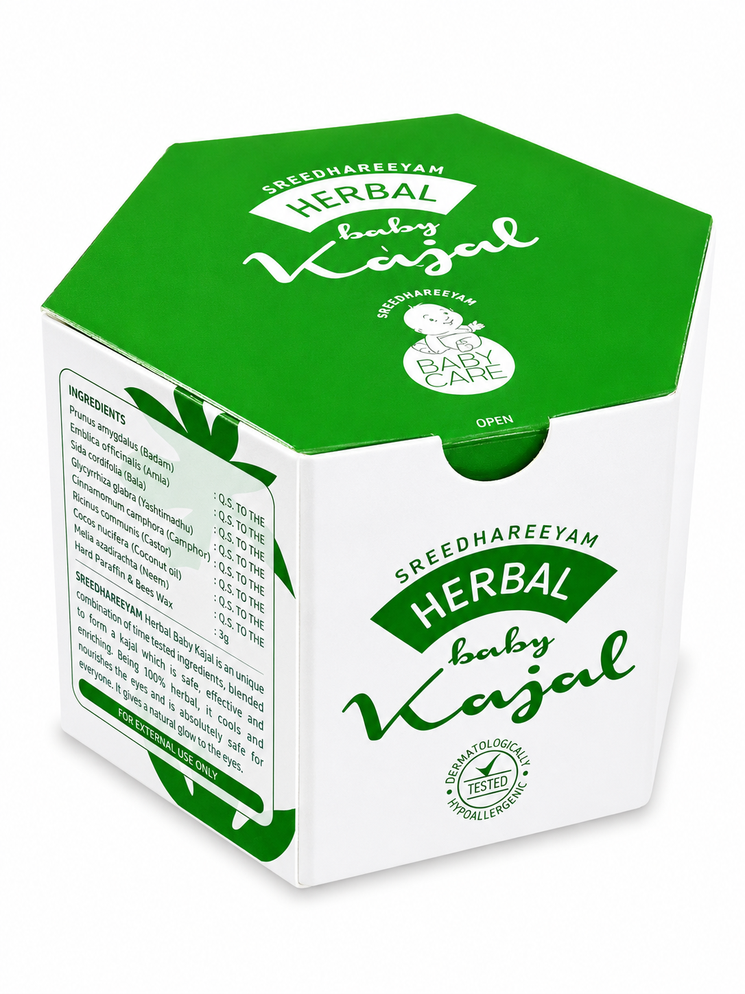 Sreedhareeyam Ayurveda Herbal Baby Kajal