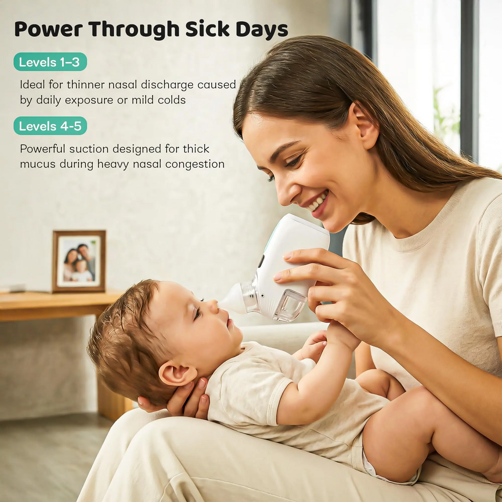 Electric Nasal Aspirator for Baby Nose Sucker Sprayer
