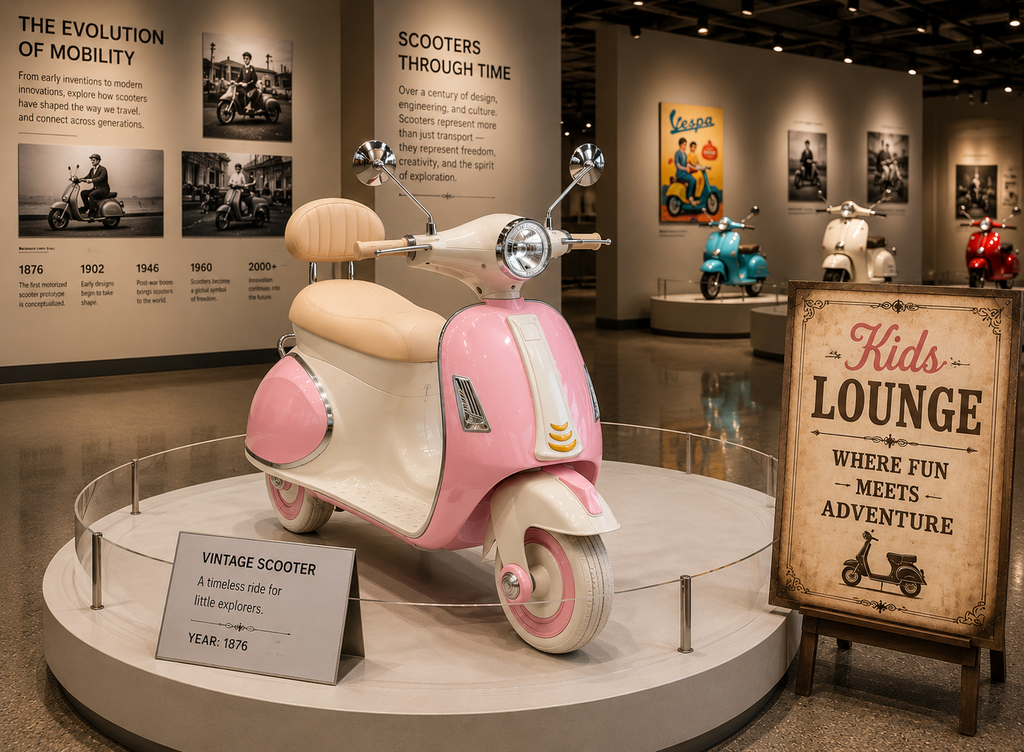 Vintage Vespa scooter