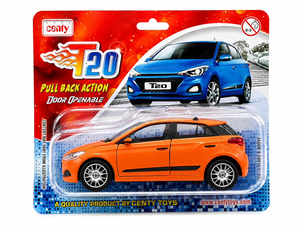 T20 Pull Back Action Toy Car