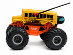 Remote-controlled monster truck school bus