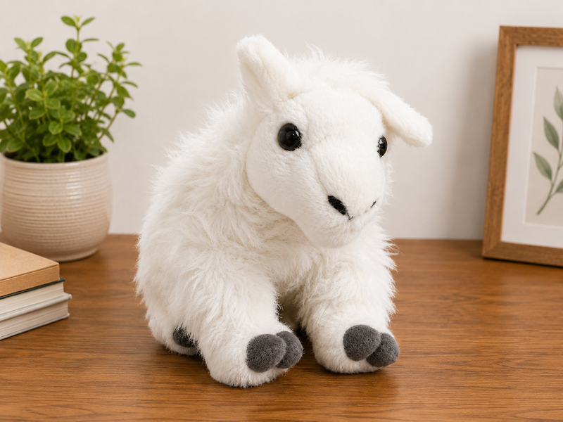 White Lamb Plush Soft Toy
