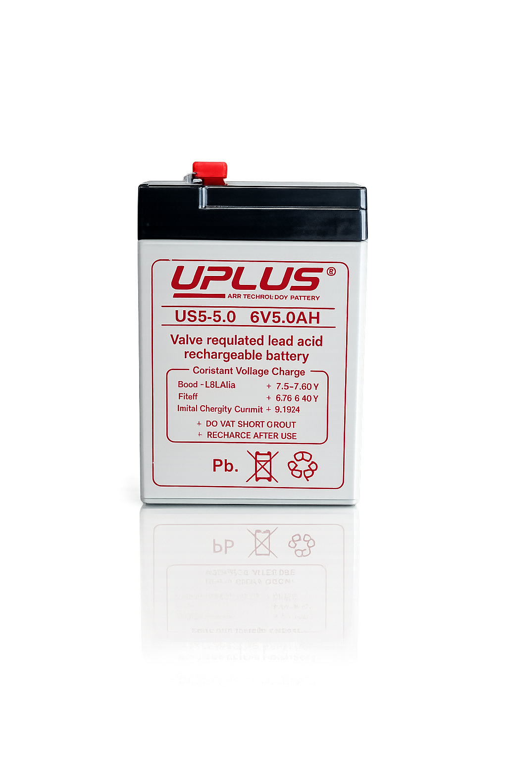 UPLUS 6V 5.0Ah Rechargeable Battery
