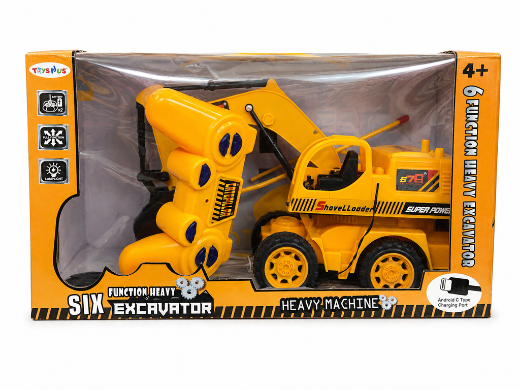 6 function heavy excavator