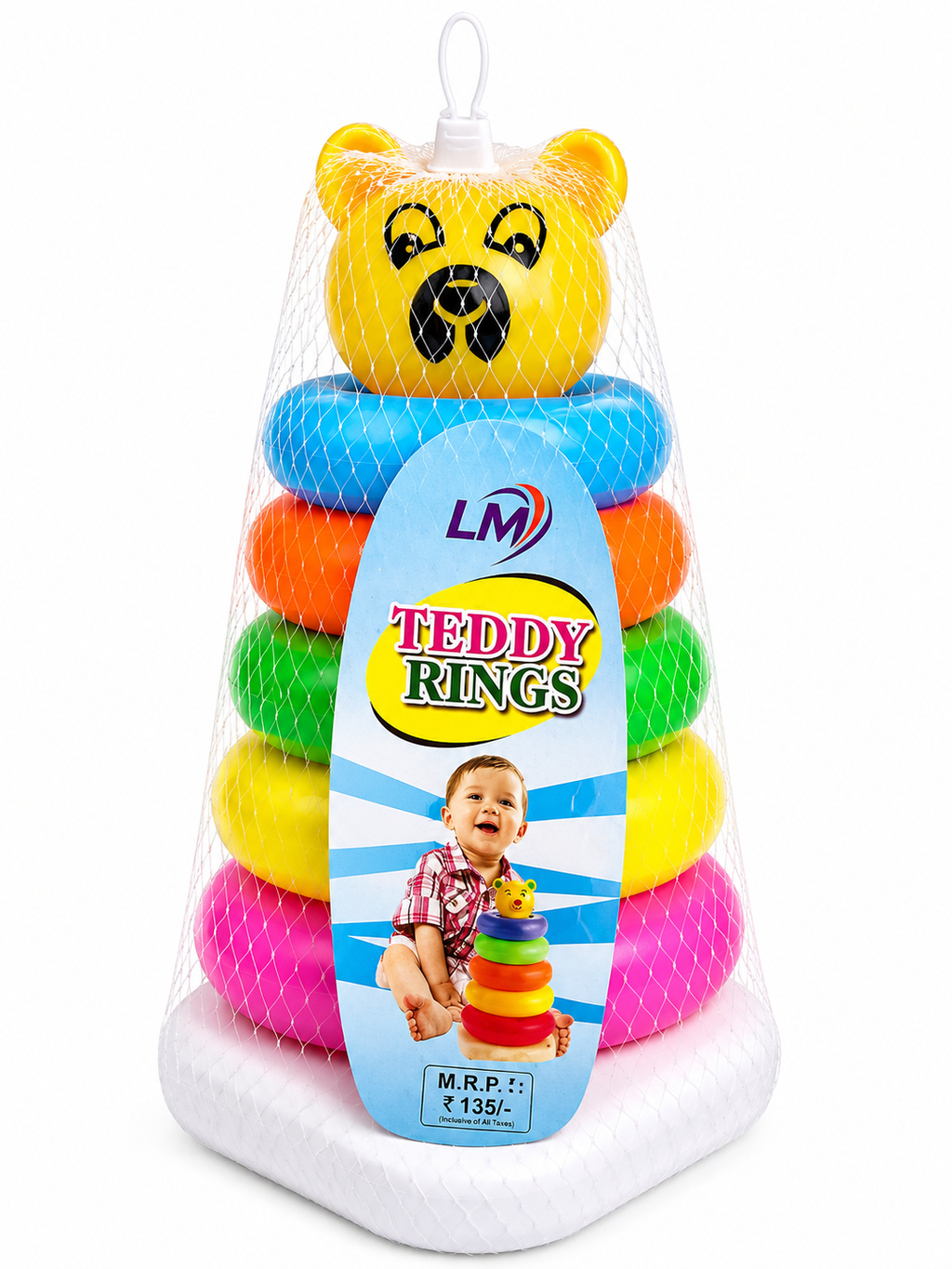 Teddy Rings Stacking Toy