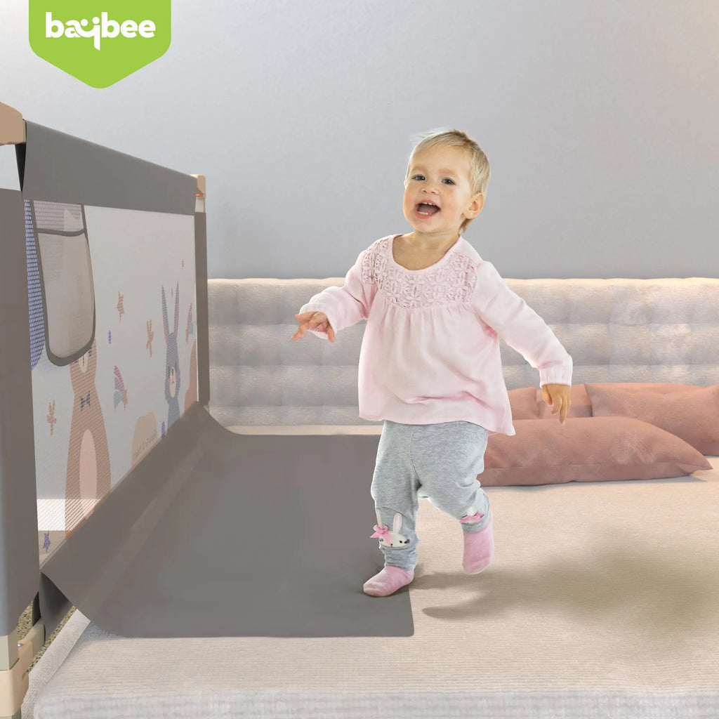 Baby Bed Rail Guard Foldable Safety Side Protector for Kids
