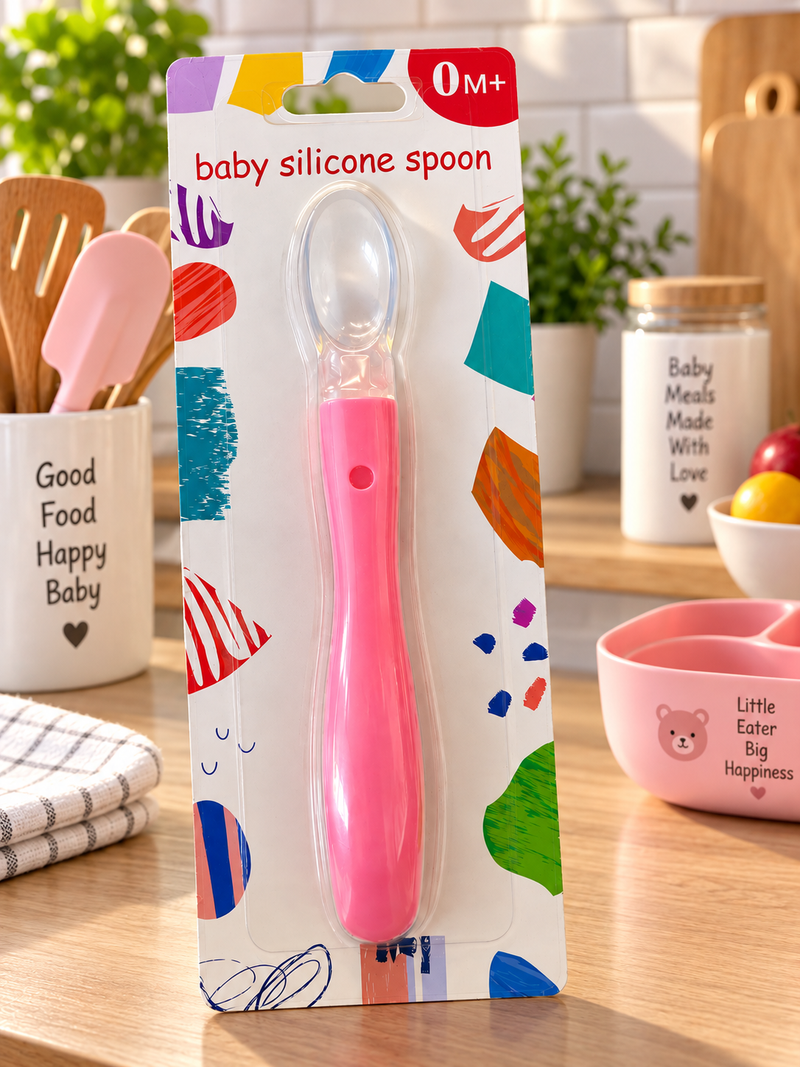 Baby Silicone Feeding Spoon (0m+)