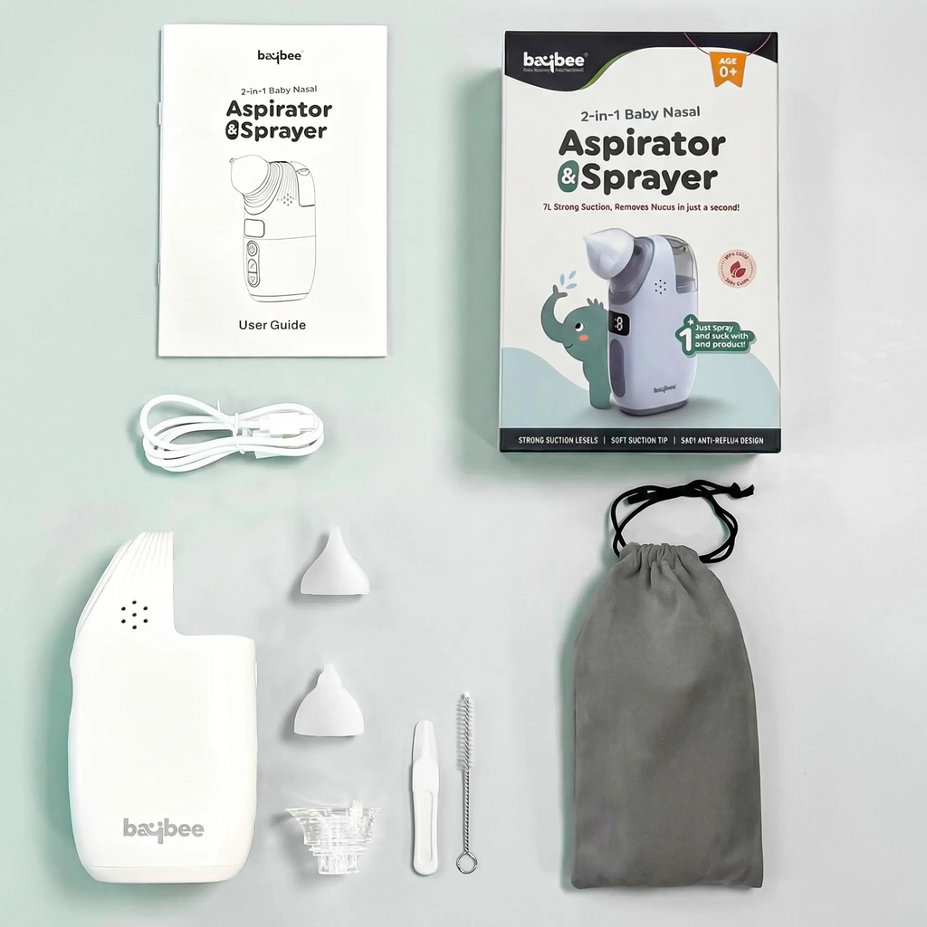 Electric Nasal Aspirator for Baby Nose Sucker Sprayer