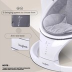 NapNest Automatic Electric Baby Swing Cradle