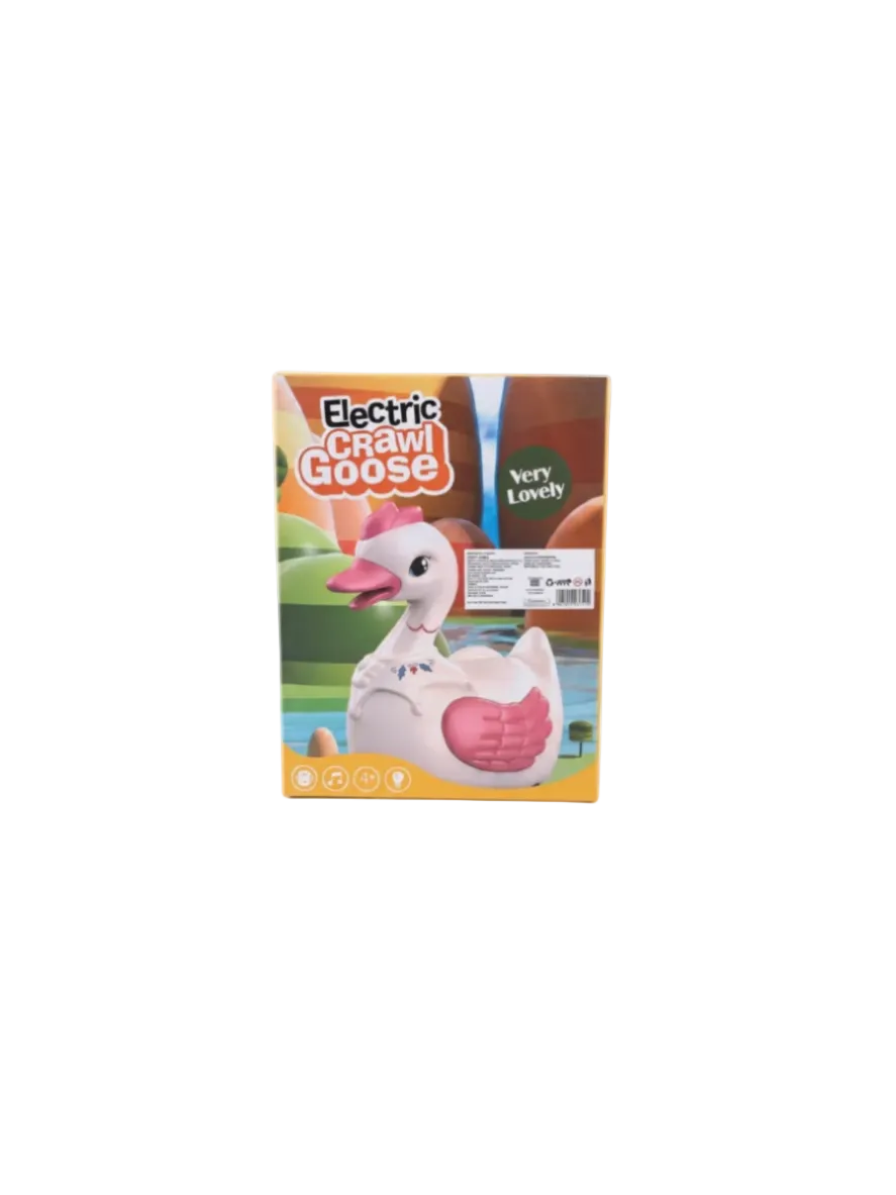 Electric Crawl Goose Toy with Music & Lights – Egg-Laying Fun