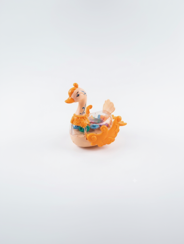 LUMO Gear Swan Interactive Toy – Moving Gears, Lights, & Music