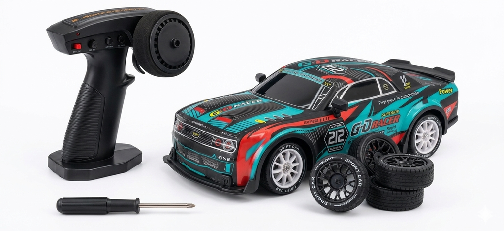 RC Drifting & Spraying Car – 1:14 Scale 4WD