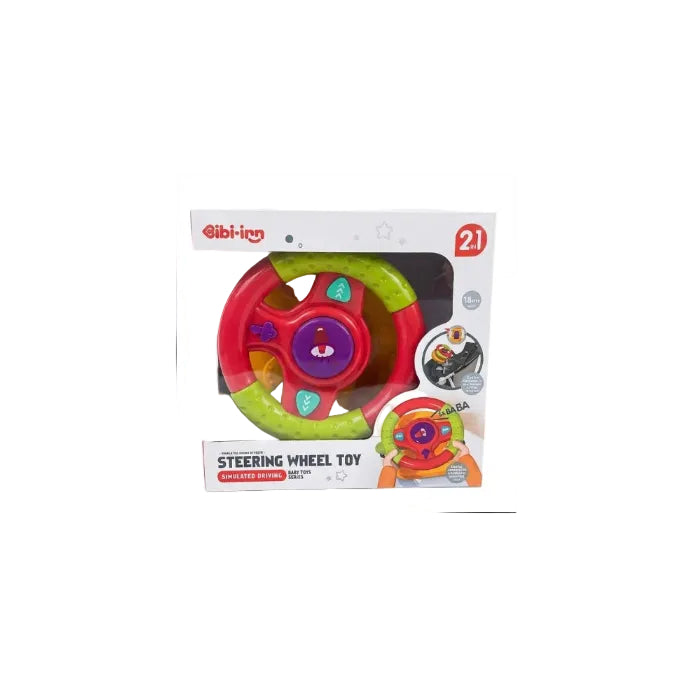 Bibi-inn 2-in-1 Steering Wheel Toy
