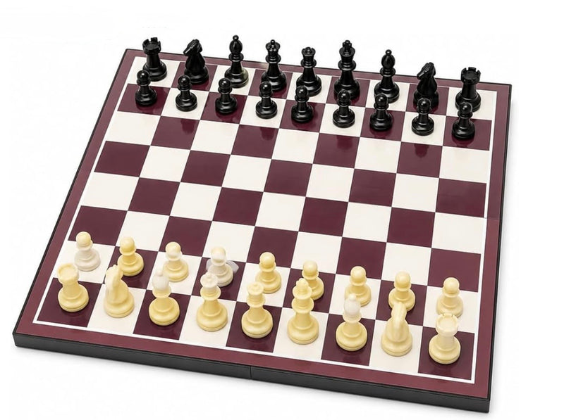 Annie Magnetic Chess Board Game, Foldable, with Magnetic Pieces