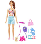 Barbie Active Playset with Puppy and Fitness Accessories