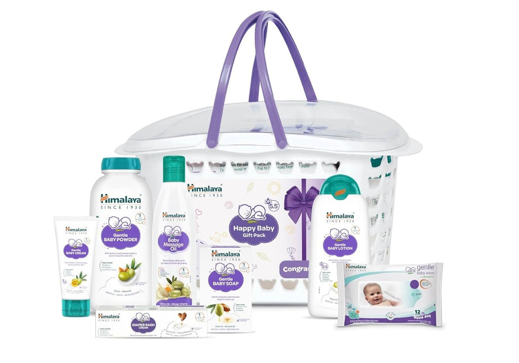 Himalaya Happy Baby Gift Pack with Storage Basket