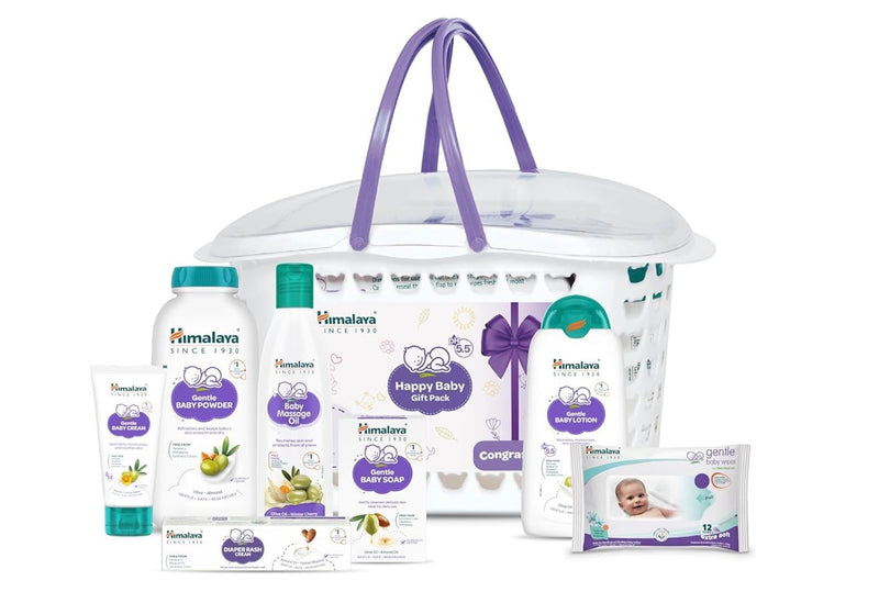 Himalaya Happy Baby Gift Pack with Storage Basket