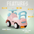 Snappy Baby Ride on Cars for Kids Indoor Push Ride on Car