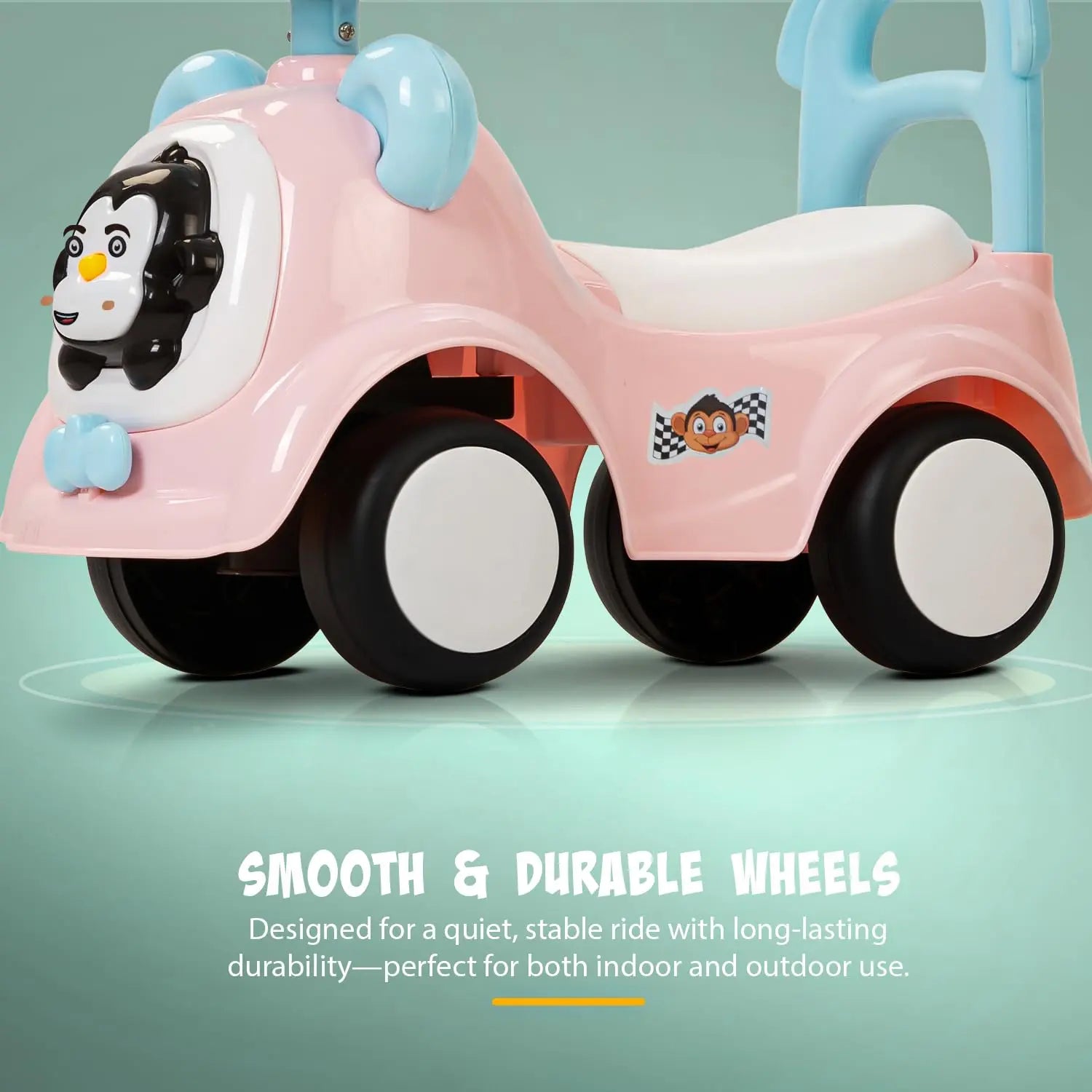 Snappy Baby Ride on Cars for Kids Indoor Push Ride on Car