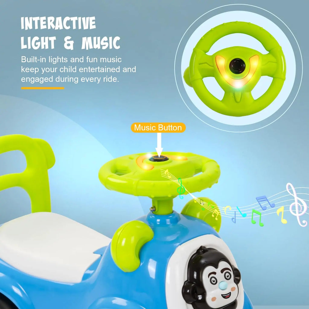 Snappy Baby Ride on Cars for Kids Indoor Push Ride on Car