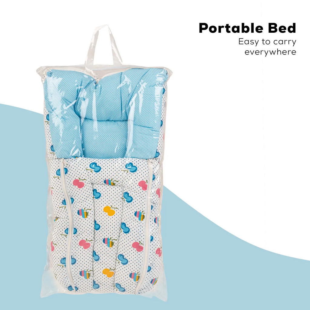 Baby Cotton Printed Sleeping Cum Carry Bag for New Born