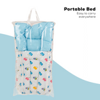 Baby Cotton Printed Sleeping Cum Carry Bag for New Born