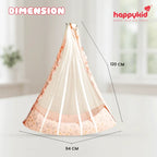 Angel Baby Cradle with Spring & Pillow – Hanging Newborn Cradle