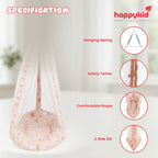 Angel Baby Cradle with Spring & Pillow – Hanging Newborn Cradle