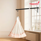 Angel Baby Cradle with Spring & Pillow – Hanging Newborn Cradle