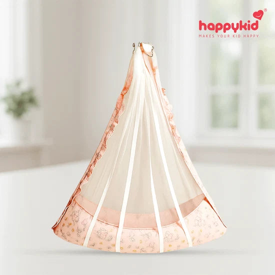Angel Baby Cradle with Spring & Pillow – Hanging Newborn Cradle