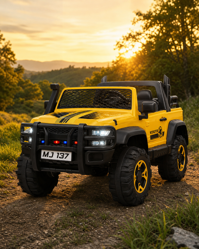 MJ137N-FM 4×4 Ride-On Jeep