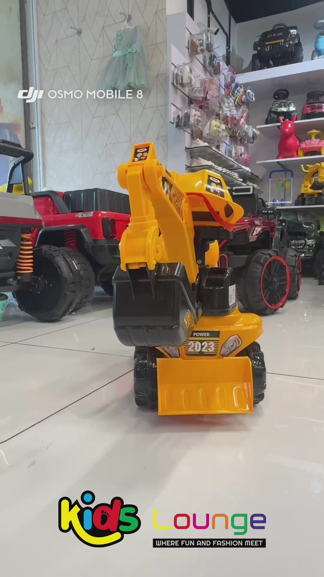 Big Size Excavator Ride On JCB car for Kids
